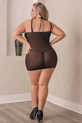 Strappy Chemise & G-String - MSB576 by Exposed